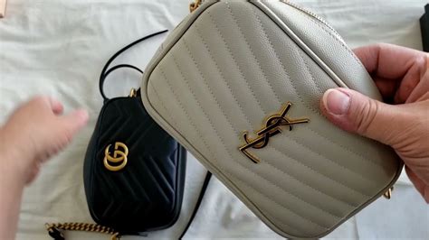 ysl vs gucci camera bag|YSL vs Gucci bag.